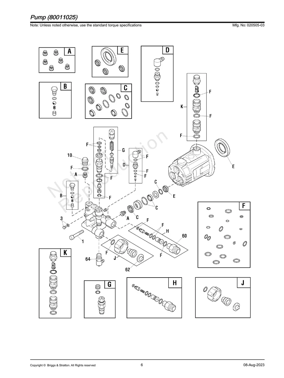 BRIGGS AND STRATTON, 020505-03, IPL.6